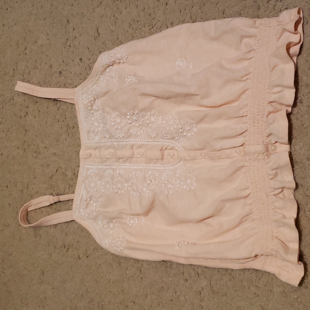 American Eagle Embroidered Tank Top
